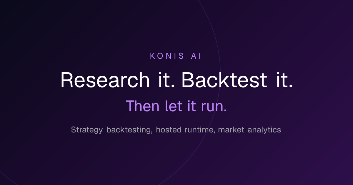KONIS AI — Crypto Market Prediction